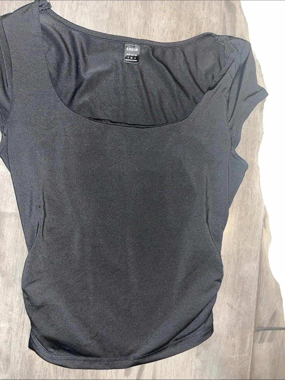 SHEIN Black Scoop Neck Tank Top